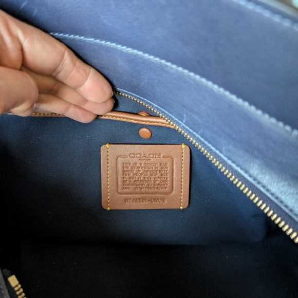 Coach Empire Navy Blue 40 - Picture 6 of 13